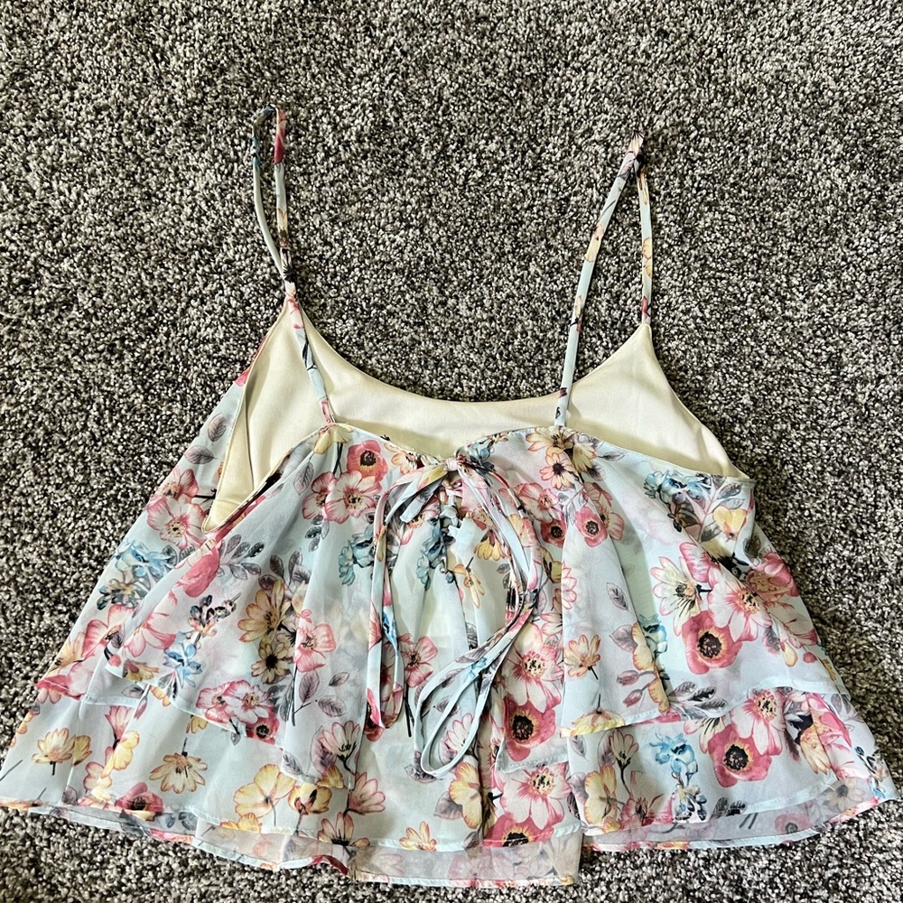 Floral crop top